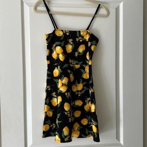 H&M 🍋 LEMONS DRESS SIZE 4